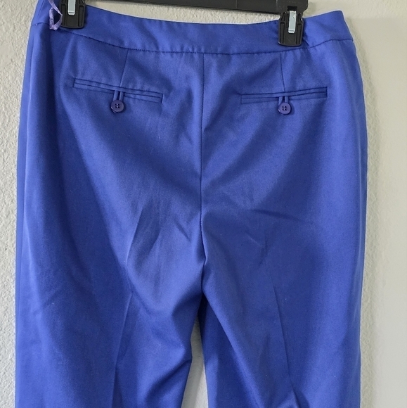 Jones New York Pants Women 6P Blue Dress High Rise Ankle Stretch 30x26 - Picture 5 of 13